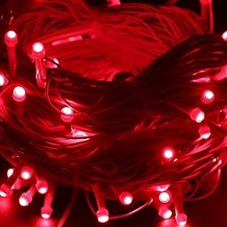 SPARK WORLD Red LED String Lights-72