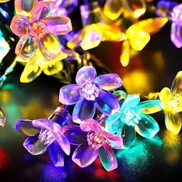 ENORMITY Blue & Green Rice Shape String Lights image 1