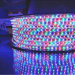 Pink & Blue Rice Shaped LED String Lights Rope-9