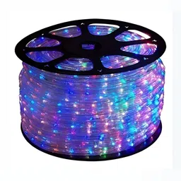 SPARK WORLD Blue & Green Rice Shape Rope String Lights-6
