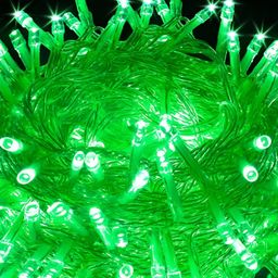 SPARK WORLD Green Rice Shaped String Lights-31