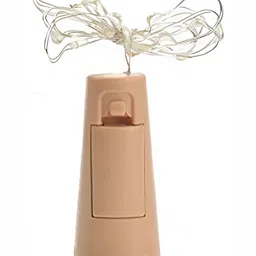 SPARK WORLD 10 Yellow Cork LED String Lights-25