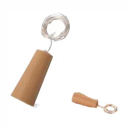 SPARK WORLD Gold Toned LED Cylindrical Shape Cork Lights-54