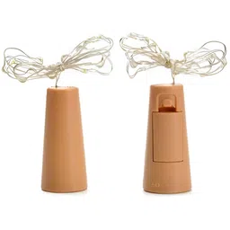 ENORMITY 2-Pcs Yellow Cork LED String Lights-18