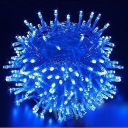ENORMITY Blue Rice Shape String Lights-12