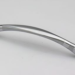 Rab Silver Toned Matte Finish Zinc Drawer Handle-25