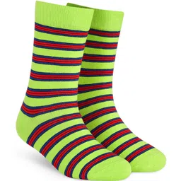 Dynamocks Unisex Striped Anti-Microbial Calf Length Socks-55