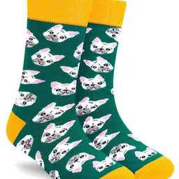 Dynamocks Unisex Patterned Anti-Microbial Calf-length Socks-picture-30