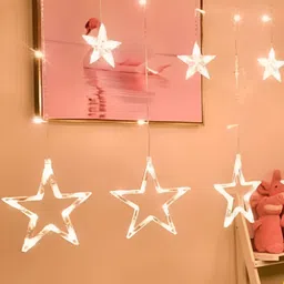 ENORMITY  Yellow Star Shaped  LED String Lights image 2