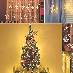 SPARK WORLD Yellow Star Shape String Lights image 2