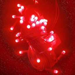 SPARK WORLD Red LED String Lights image 3