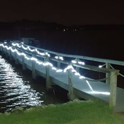 SPARK WORLD White Rice Shape String Lights image 2