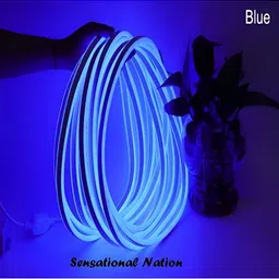 SPARK WORLD Blue Rice Shaped String Lights image 2