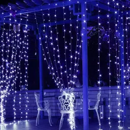 SPARK WORLD Blue LED String Lights image 3