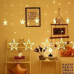 ENORMITY  Yellow Star Shaped  LED String Lights image 3