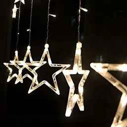 ENORMITY White Star Shaped String Lights image 3