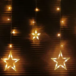 SPARK WORLD Yellow Star Shape String Lights image 3