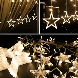 SPARK WORLD Yellow Star-Shaped String Lights image 2