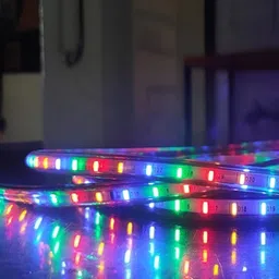 SPARK WORLD Red & Blue Rope String Lights image 4