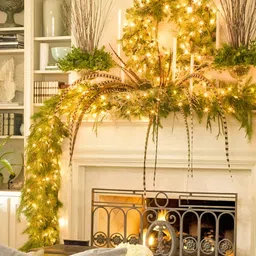 ENORMITY Yellow Rice Shape String Lights image 3