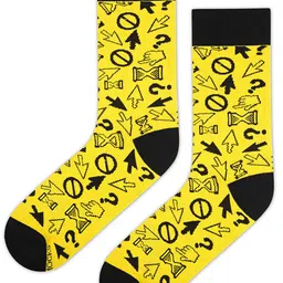 Dynamocks Unisex Patterned Anti-Microbial Calf Length Socks image 4