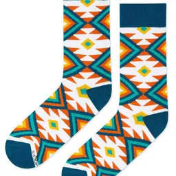 Dynamocks Unisex Patterned Anti-Microbial Calf  Length Socks image 2