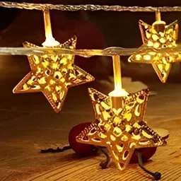ENORMITY Yellow Star Shaped String Lights image 4