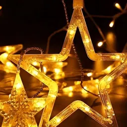 SPARK WORLD Yellow Star Shape String Lights image 4