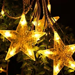 SPARK WORLD Yellow Star Shaped String Lights image 5