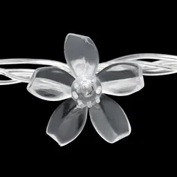 SPARK WORLD White Flower-Shaped String Lights image 3