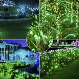 SPARK WORLD Green Rice Shaped String Lights image 4