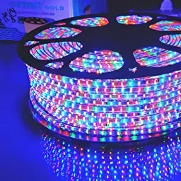 ENORMITY Red & Blue Rice Shape Bulb String Lights image 4