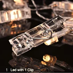 ENORMITY Yellow Clip Shape String Light image 3