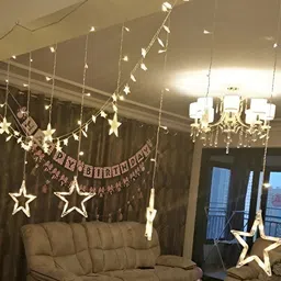SPARK WORLD Yellow Star Shape String Lights image 3