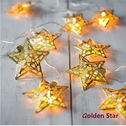 ENORMITY Yellow Star Shaped String Lights image 5