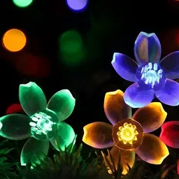 ENORMITY Blue & Green Rice Shape String Lights image 5