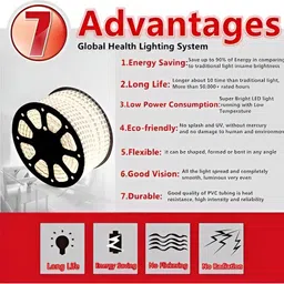 SPARK WORLD Red Rope String Lights image 5