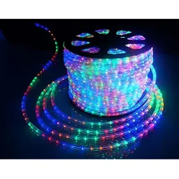 SPARK WORLD Blue & Red Rice Shape String Lights image 4