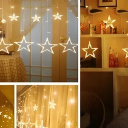 SPARK WORLD Yellow Star-Shaped String Lights image 2