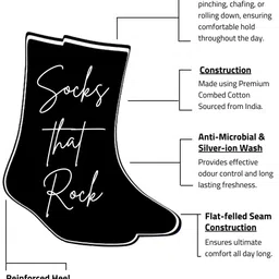 Dynamocks Unisex Stripe Patterned Anti-microbial Calf-length Socks image 3