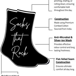 Dynamocks Unisex Patterned Anti-Microbial Calf Length Socks image 4