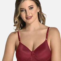 StyFun Lace Full Coverage Lightly Padded Seamless Cotton Everyday Bra With All Day Comfort-27