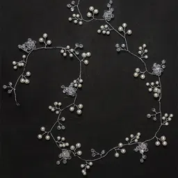 Krelin Women Floral Fancy Headdress Tiara Hair Chain-image-98