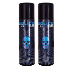 Police Men Set of 2 To Be Or Not To Be Deodorant Body Spray - 200 ml Each-52