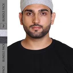Gajraj Unisex Pack of 2 Cotton Skull Caps-95
