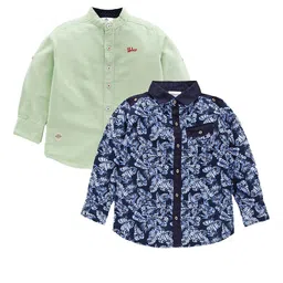 TONYBOY Boys Multicoloured Premium Floral Printed Casual Shirt-image-69