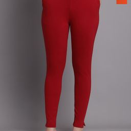 Jinfo Pack Of 2 Ankle Length Slip-On Leggings-image-45