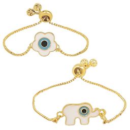 I Jewels Women 2 Gold-Toned & White Gold-Plated Charm Bracelet-16