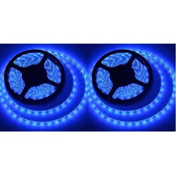 ENORMITY Blue Rice Shape Rope String Lights-12