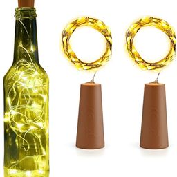 ENORMITY 2Pc Yellow Rice Shape String Lights-17
